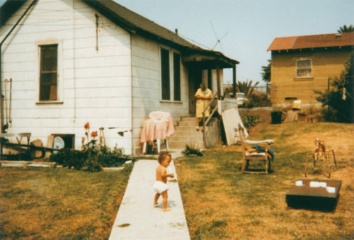 Family home on Echandia Street, Boyle Heights