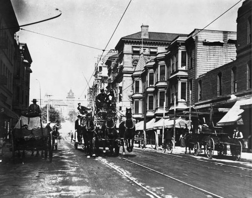 Fire engine on 5th Street