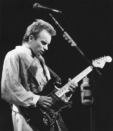 Sting performs at concert