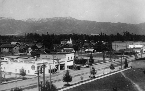 Looking east on Main Street, Alhambra