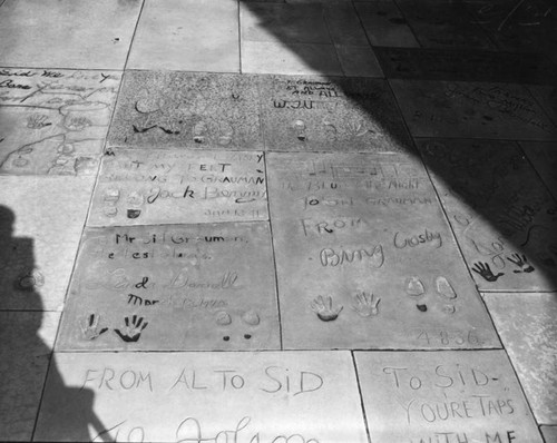 Bing Crosby, Grauman's Chinese Theater