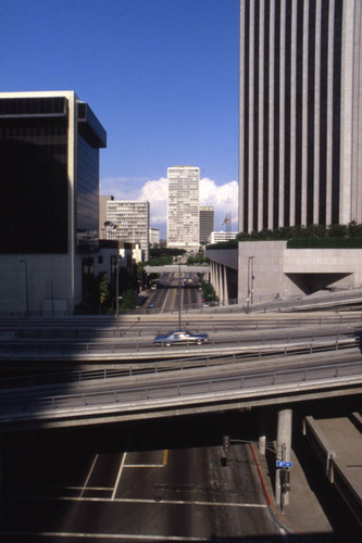 Downtown, 4th and Flower streets