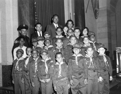 Cub Scouts at City Hall