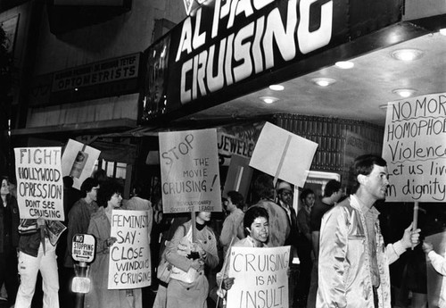 "Cruising" protest