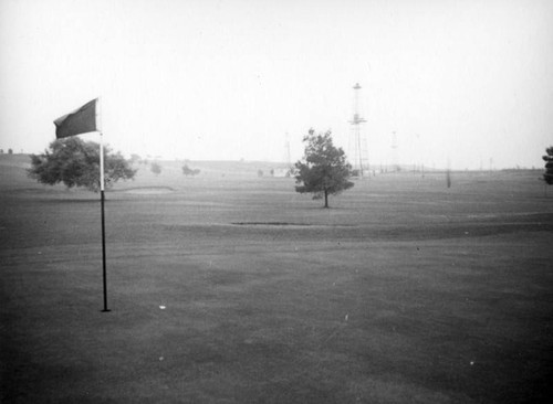 Oil wells at the Potrero Country Club golf course