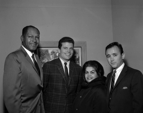City Council member Tom Bradley and unidentified group — Calisphere