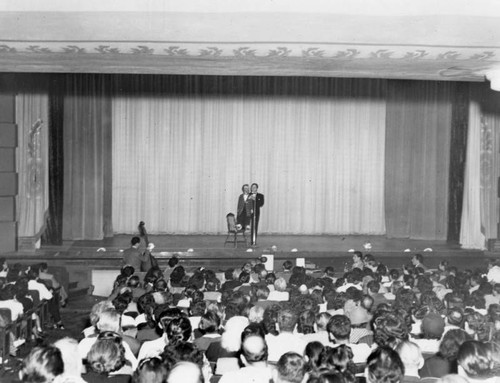 Vaudeville act at the Mason Theatre