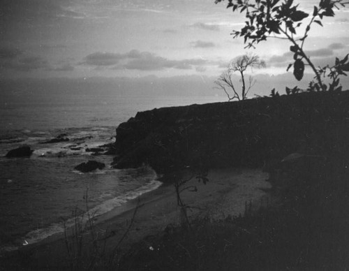 Cove at sunset, Laguna Beach