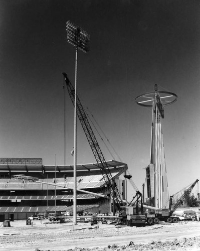 Construction of Angel Stadium