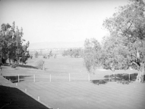 Sunset Field Golf Club fence, Baldwin Hills