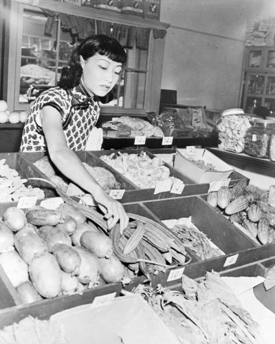 Ann May Wong at grocery store