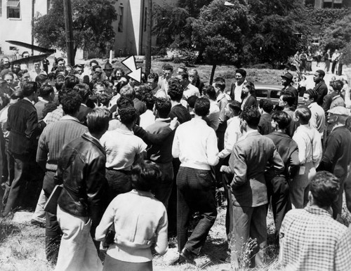 Peace strike staged by students