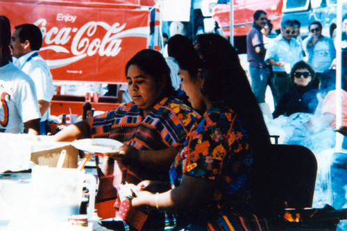 Los Angeles Marathon food vendor