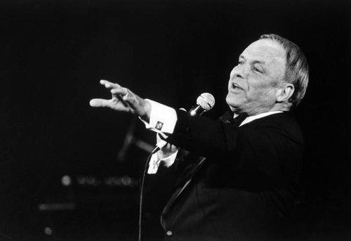 Frank Sinatra sings