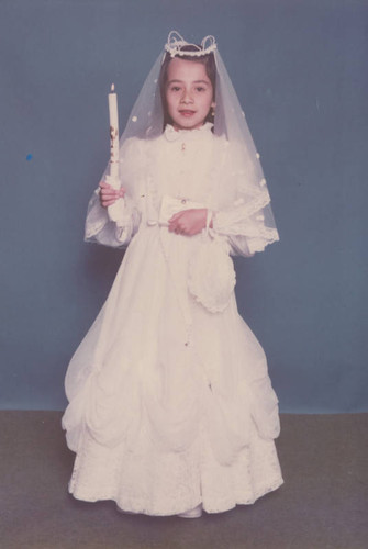 First communion portrait