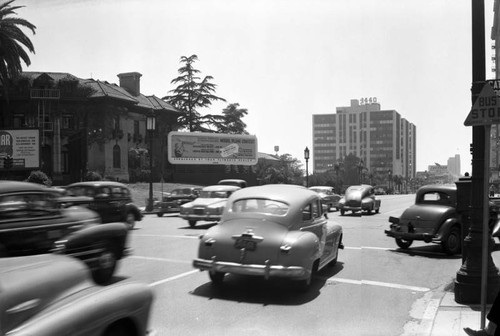 Wilshire Boulevard and Catalina Street