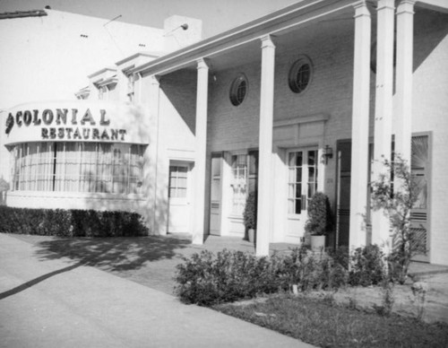 Colonial Restaurant, Beverly Hills