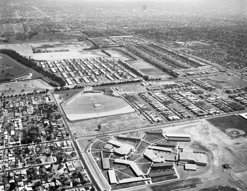 Century Drive-In, Inglewood, looking north