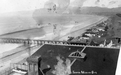 Santa Monica bay and pier