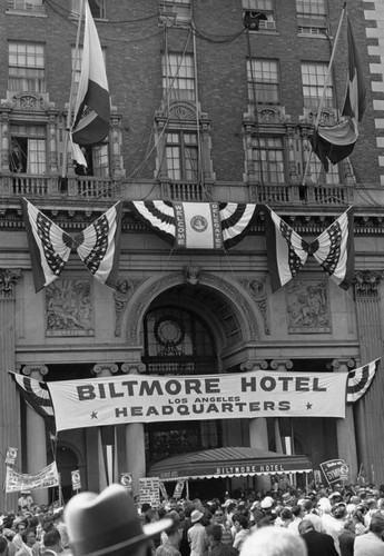 Democratic party convention at the Biltmore