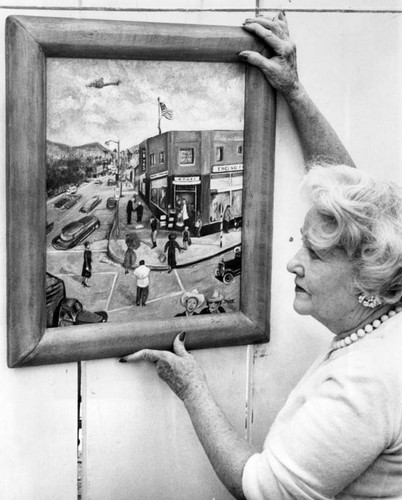 Artist paints early Encino era