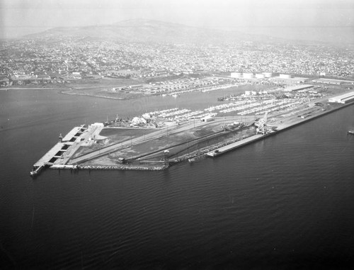 SSA Break Bulk Terminal, San Pedro, looking west