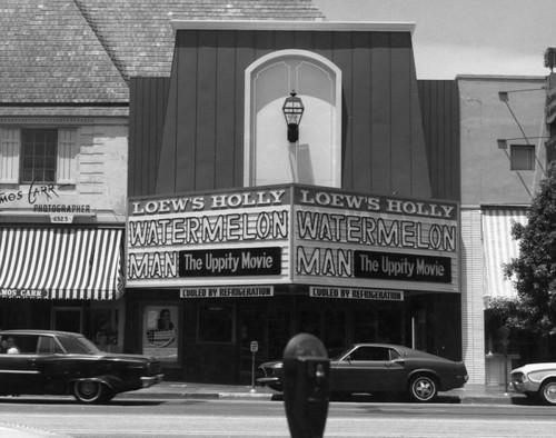 Exterior, Loew's Holly Theater