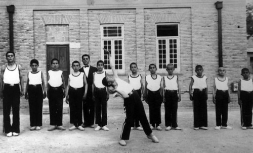 Iranian school athletes