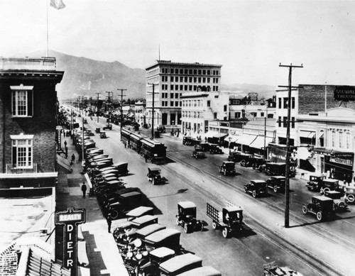 Brand Boulevard, looking north