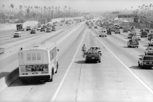 110 freeway at rush hour