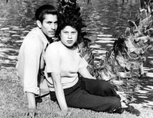 Jose and Mary by lake