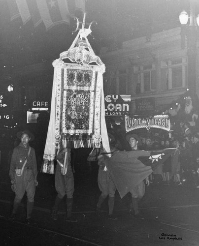 Chinese Boy Scouts in parade