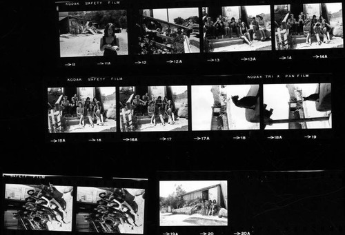 Manson Family at Spahn Ranch (Contact Sheet 1)