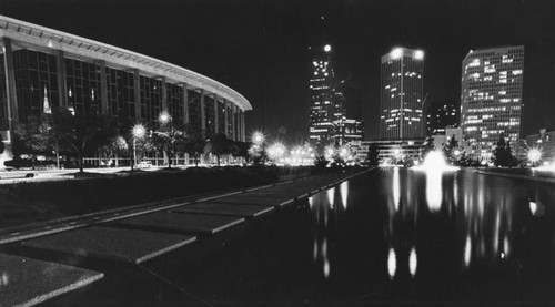 Dorothy Chandler at night