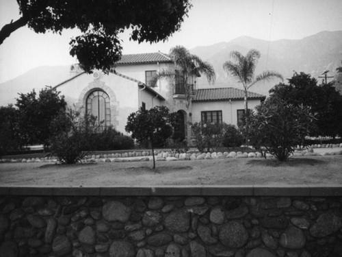 Spanish-style house in Sierra Madre