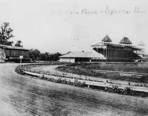 Racetrack at Exposition Park