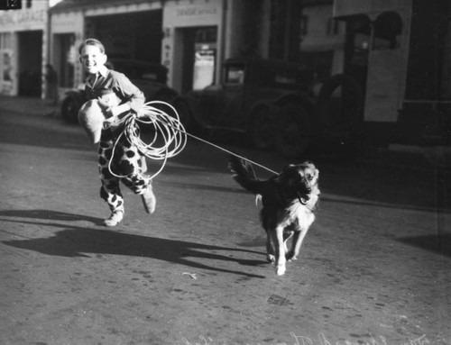 Boy and his dog