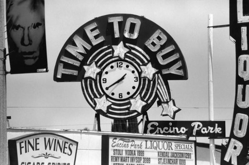 "Time To Buy" liquor store, Encino