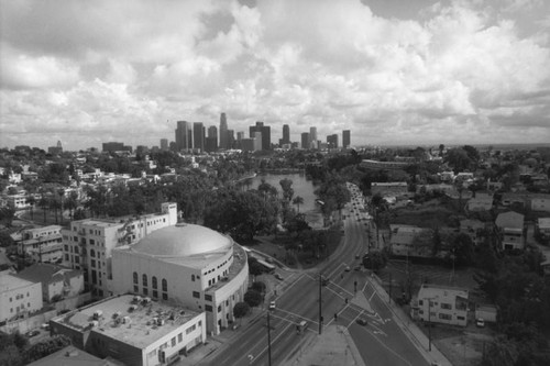 Echo Park, looking toward Downtown L.A