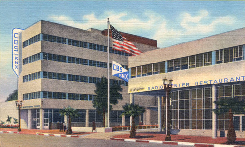 Columbia Square, home of KNX Columbia Broadcasting System, Hollywood, California