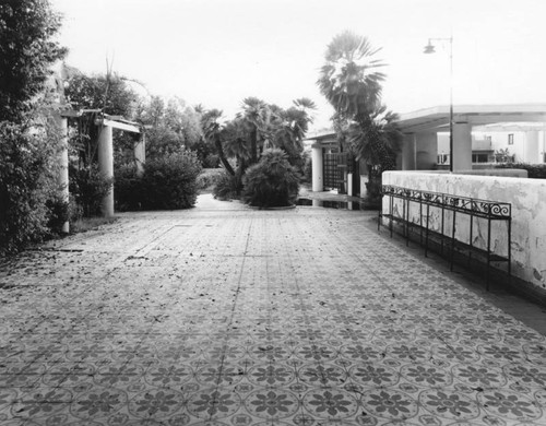 Ambassador Hotel, south entrance, facing south