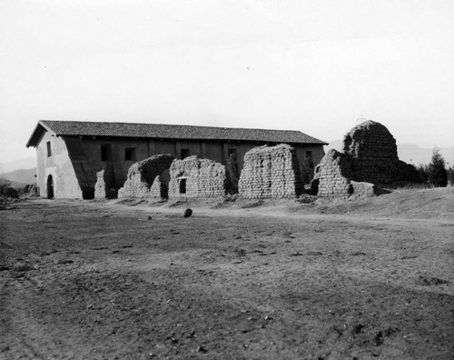 Original chapel and ruins, San Fernando Rey de Espan~a Mission