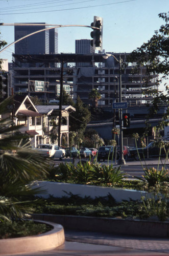 Intersection of Sunset Blvd. and Beaudry Avenue