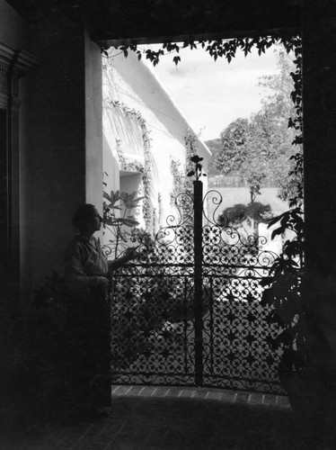 Courtyard, Amelita Galli-Curci residence