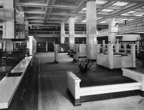 German American Savings Bank, interior