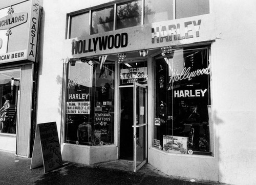 Hollywood Harley shop