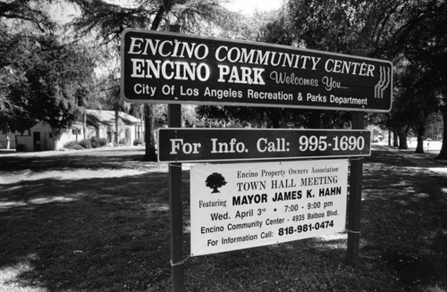 Encino Community Center, Encino Park