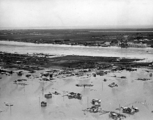 Storm damage in Tampico