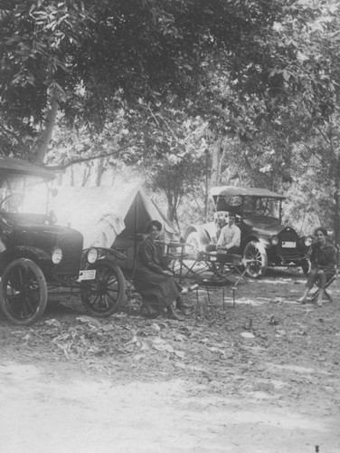 Camp site at Crater Lake