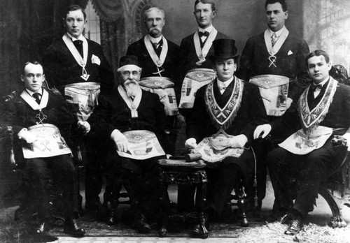 Portrait of Freemasons — Calisphere